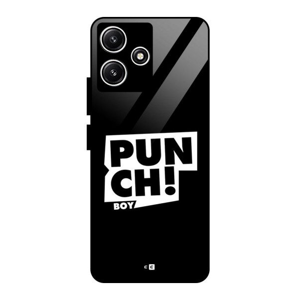 Punch Boy Glass Back Case for Poco M6 Pro