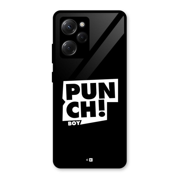 Punch Boy Glass Back Case for Poco X5 Pro