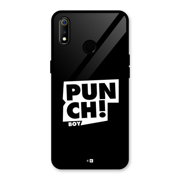 Punch Boy Glass Back Case for Realme 3i