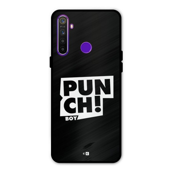 Punch Boy Glass Back Case for Realme 5s