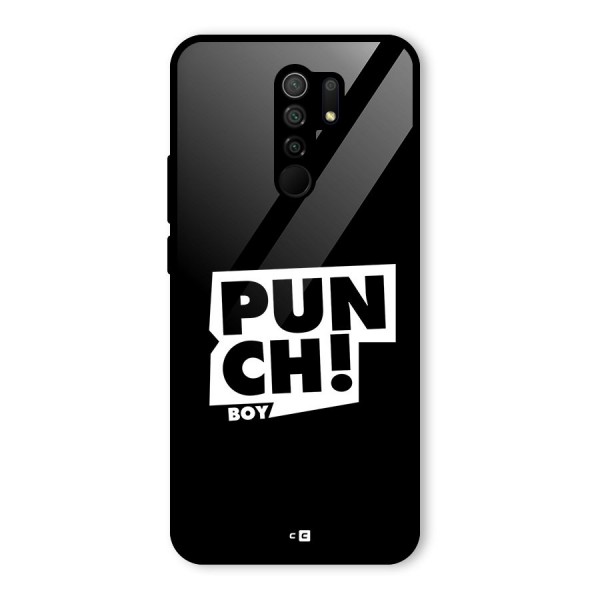 Punch Boy Glass Back Case for Redmi 9 Prime