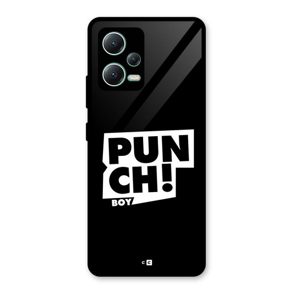 Punch Boy Glass Back Case for Redmi Note 12 5G