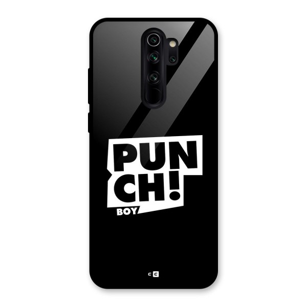 Punch Boy Glass Back Case for Redmi Note 8 Pro