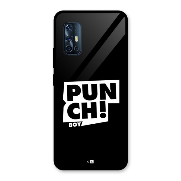 Punch Boy Glass Back Case for Vivo V17