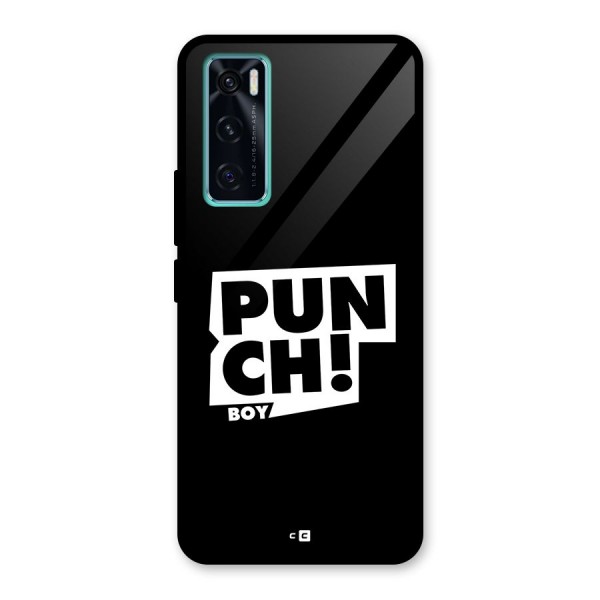 Punch Boy Glass Back Case for Vivo V20 SE