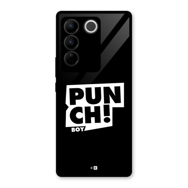 Punch Boy Glass Back Case for Vivo V27