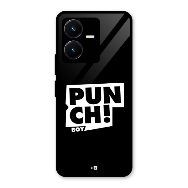 Punch Boy Glass Back Case for Vivo Y22