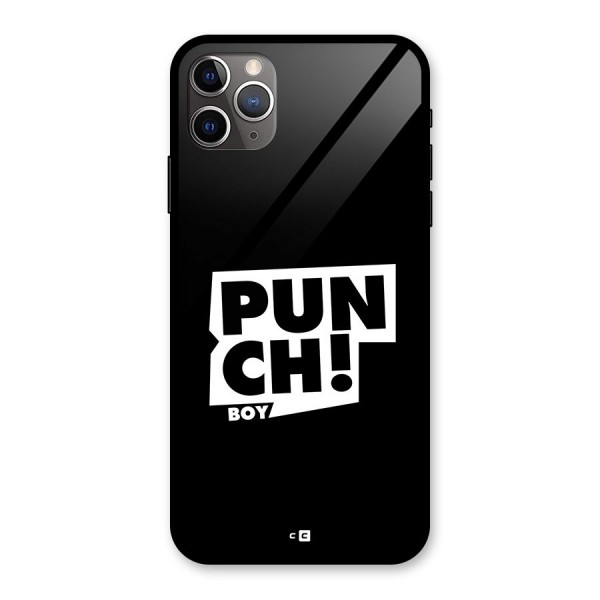 Punch Boy Glass Back Case for iPhone 11 Pro Max