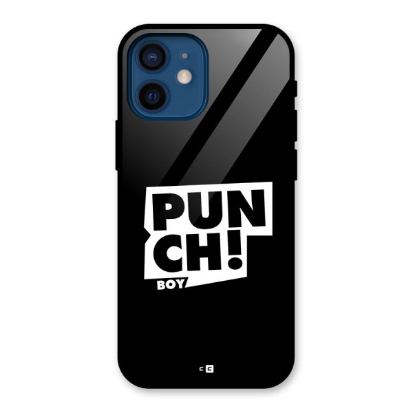 Punch Boy Glass Back Case for iPhone 12 Mini