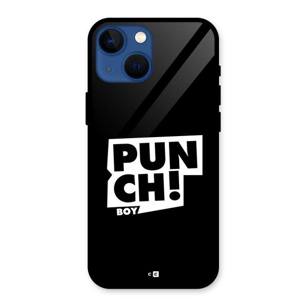 Punch Boy Glass Back Case for iPhone 13 Mini