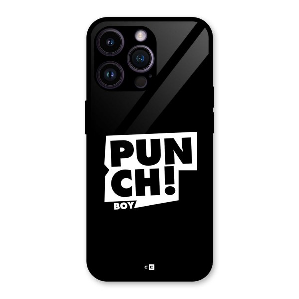 Punch Boy Glass Back Case for iPhone 14 Pro Max