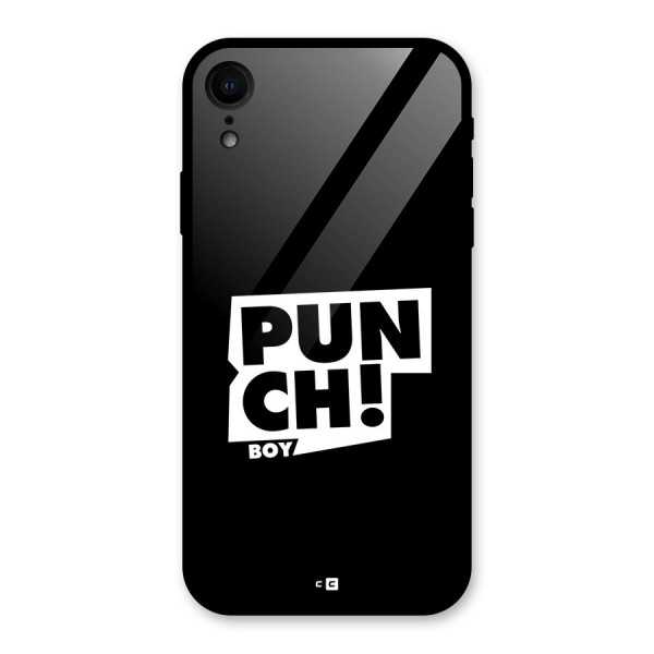 Punch Boy Glass Back Case for iPhone XR