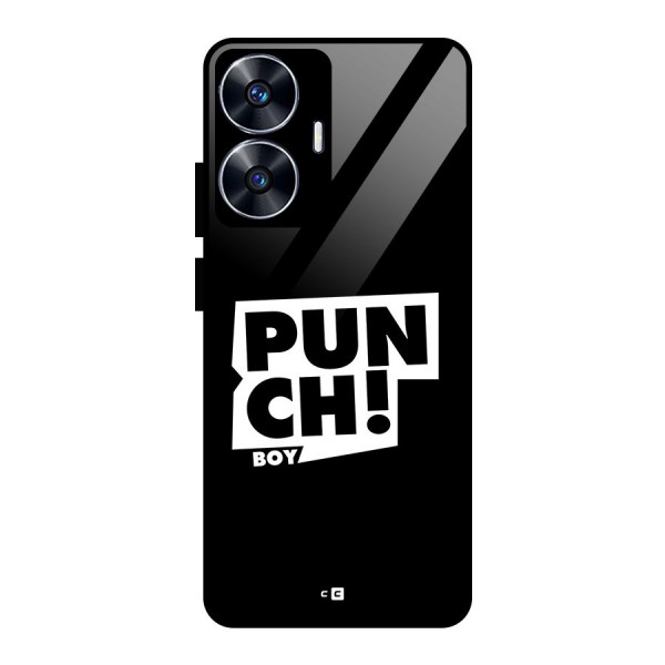 Punch Boy Glass Back Case for realme C55