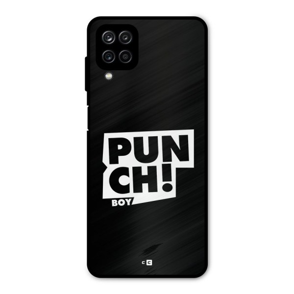 Punch Boy Metal Back Case for Galaxy A12