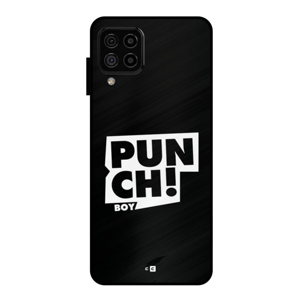 Punch Boy Metal Back Case for Galaxy A22 4G