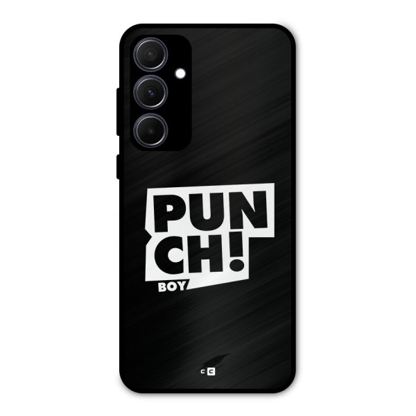 Punch Boy Metal Back Case for Galaxy A35