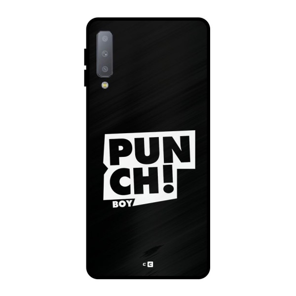 Punch Boy Metal Back Case for Galaxy A7 (2018)