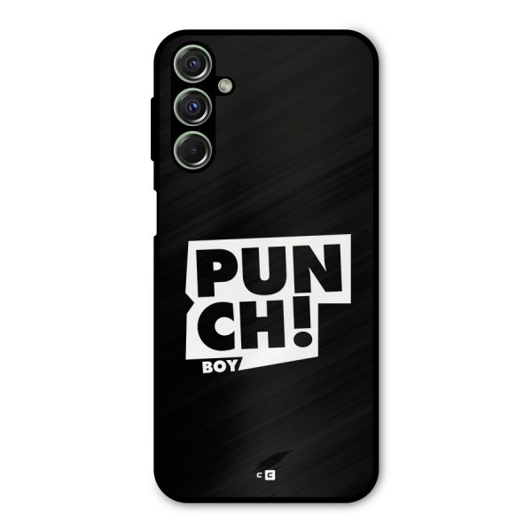 Punch Boy Metal Back Case for Galaxy F34