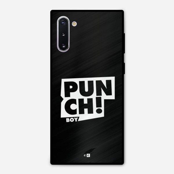 Punch Boy Metal Back Case for Galaxy Note 10