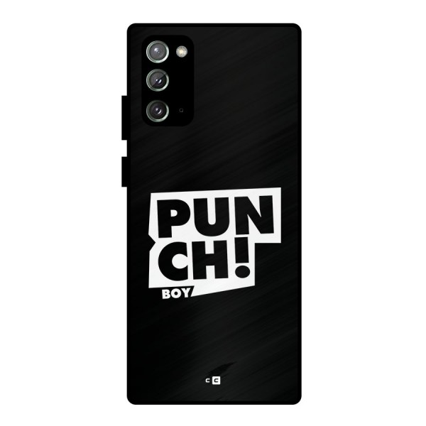 Punch Boy Metal Back Case for Galaxy Note 20