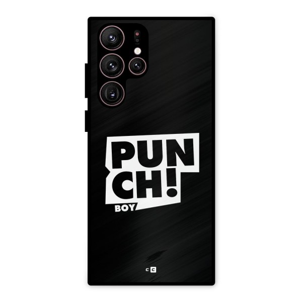 Punch Boy Metal Back Case for Galaxy S22 Ultra 5G