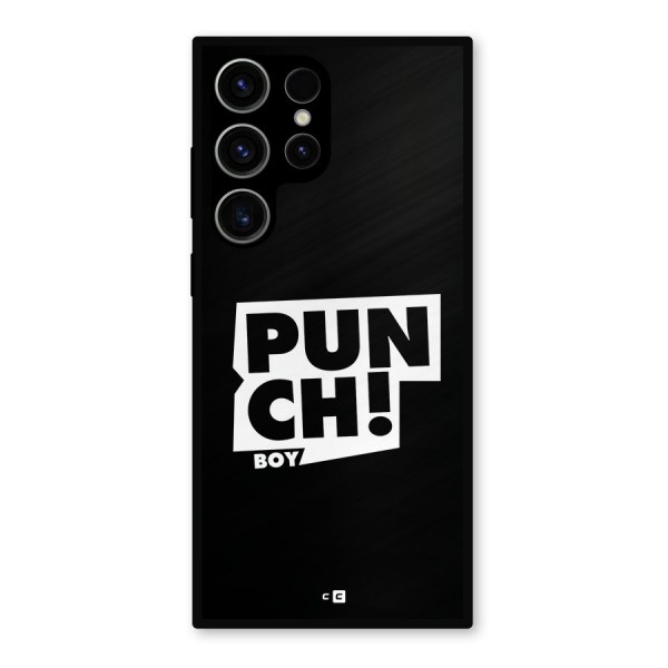 Punch Boy Metal Back Case for Galaxy S23 Ultra