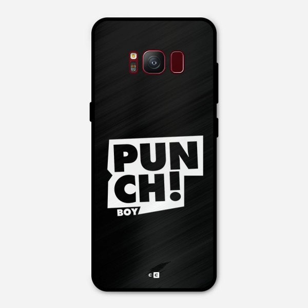 Punch Boy Metal Back Case for Galaxy S8