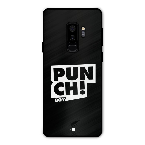 Punch Boy Metal Back Case for Galaxy S9 Plus