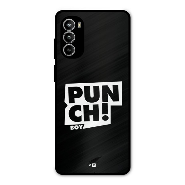 Punch Boy Metal Back Case for Moto G52