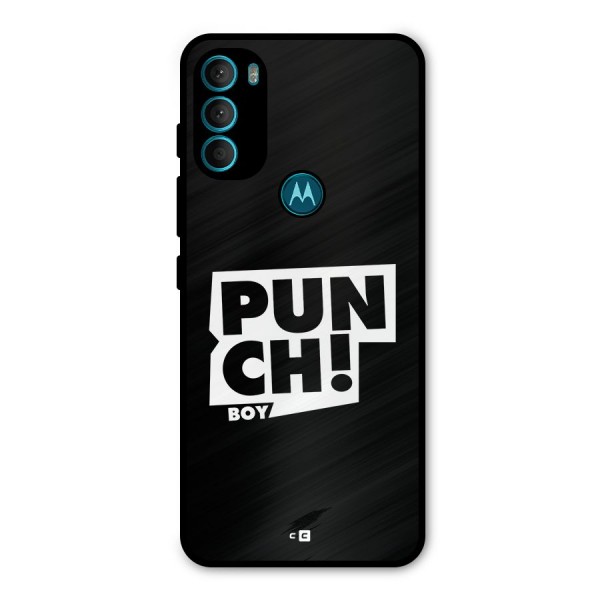 Punch Boy Metal Back Case for Moto G71 5G