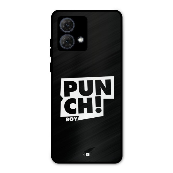 Punch Boy Metal Back Case for Moto G84