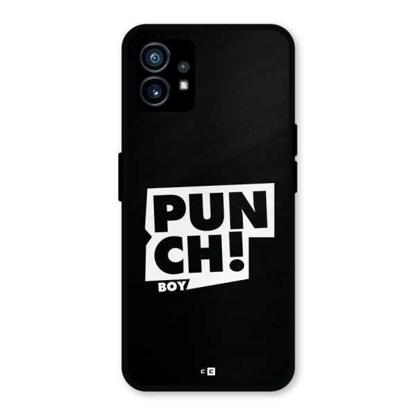 Punch Boy Metal Back Case for Nothing Phone 1