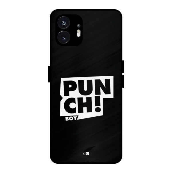 Punch Boy Metal Back Case for Nothing Phone 2