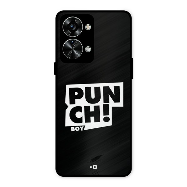 Punch Boy Metal Back Case for OnePlus Nord 2T