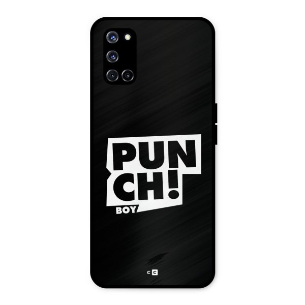 Punch Boy Metal Back Case for Oppo A52