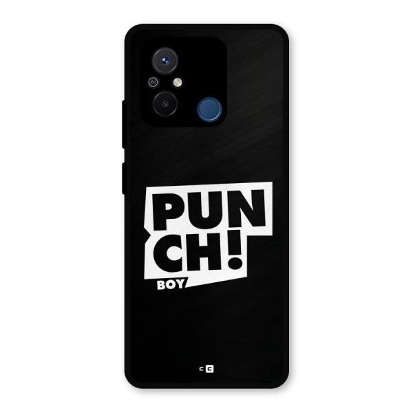 Punch Boy Metal Back Case for Poco C55