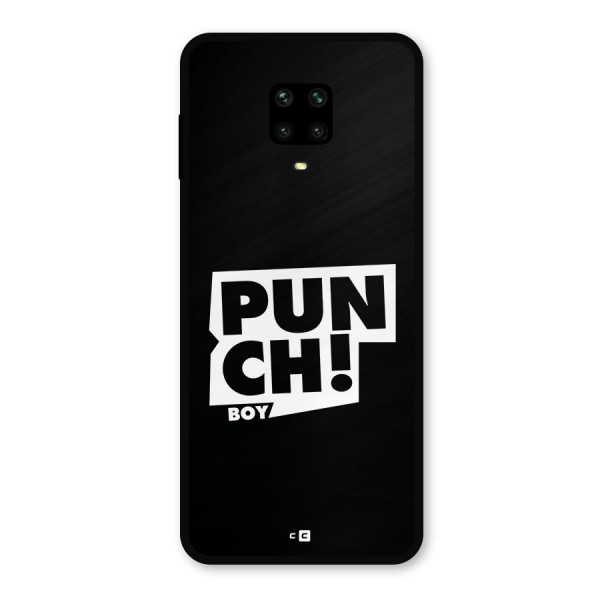 Punch Boy Metal Back Case for Poco M2