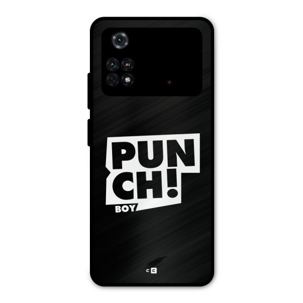 Punch Boy Metal Back Case for Poco M4 Pro 4G