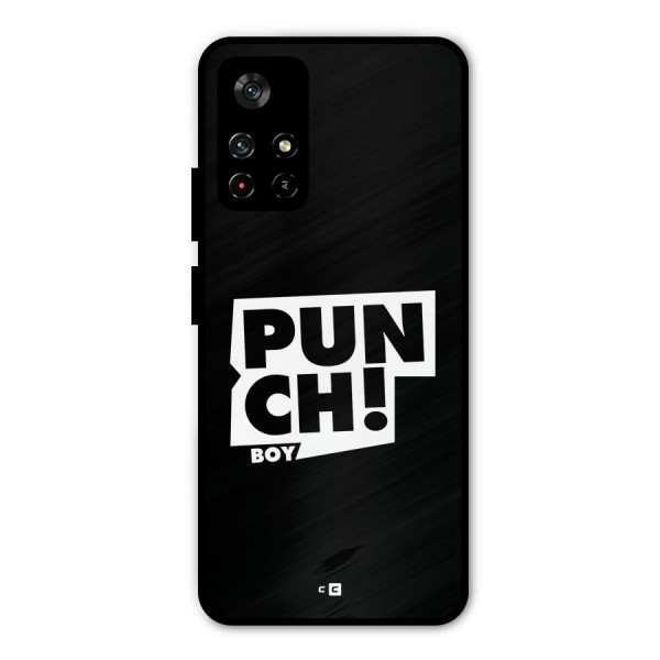 Punch Boy Metal Back Case for Poco M4 Pro 5G