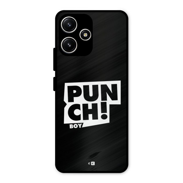 Punch Boy Metal Back Case for Poco M6 Pro