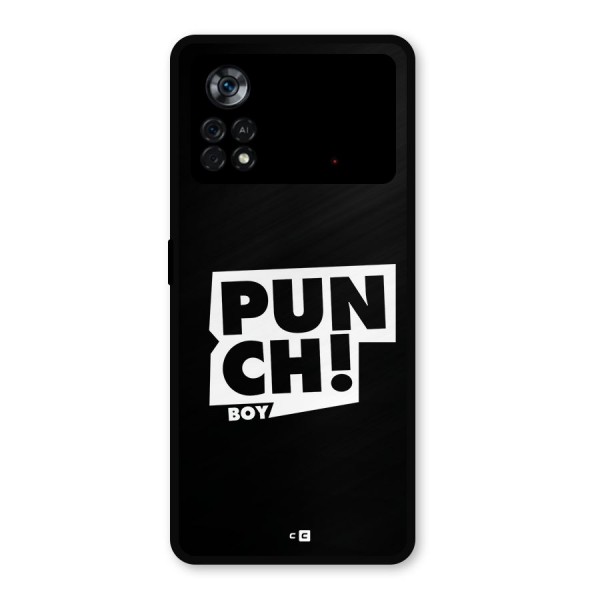 Punch Boy Metal Back Case for Poco X4 Pro 5G