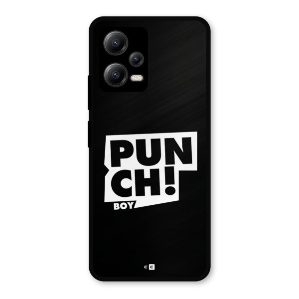 Punch Boy Metal Back Case for Poco X5