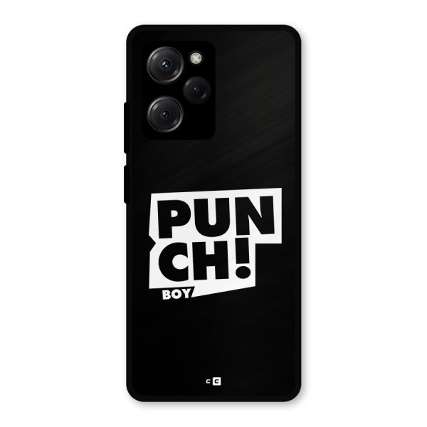 Punch Boy Metal Back Case for Poco X5 Pro