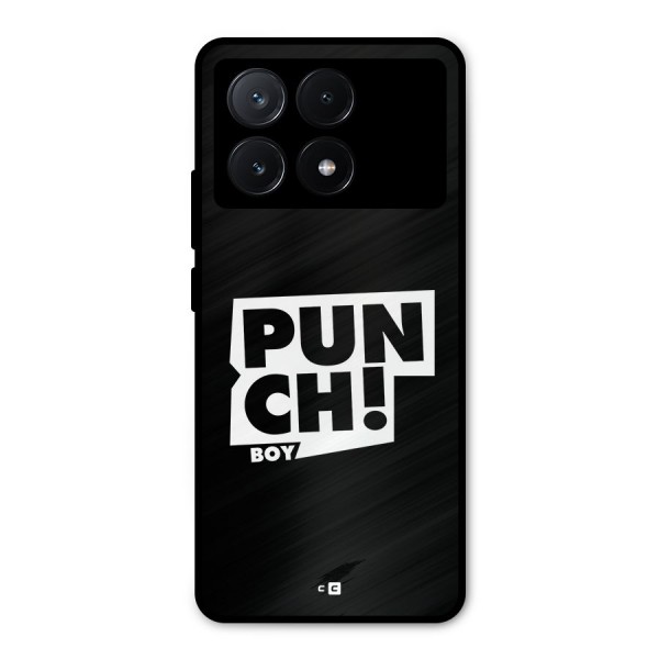 Punch Boy Metal Back Case for Poco X6 Pro