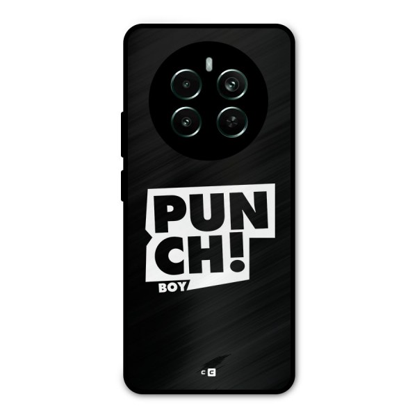 Punch Boy Metal Back Case for Realme 12 Plus