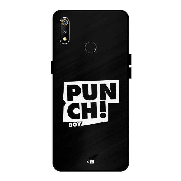 Punch Boy Metal Back Case for Realme 3