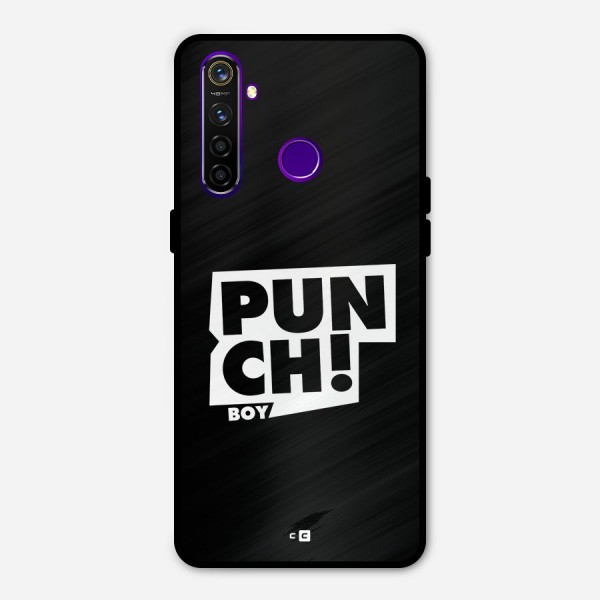 Punch Boy Metal Back Case for Realme 5 Pro