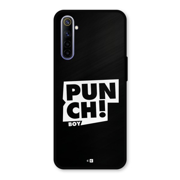 Punch Boy Metal Back Case for Realme 6