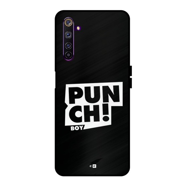 Punch Boy Metal Back Case for Realme 6 Pro