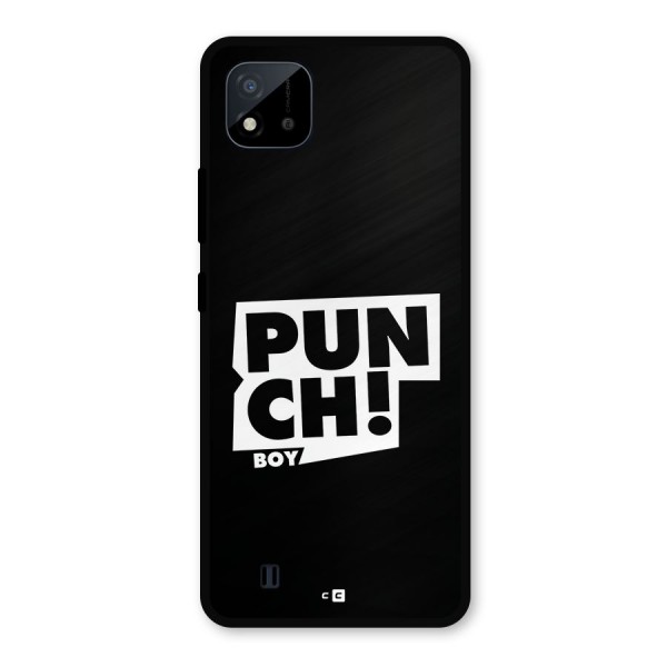 Punch Boy Metal Back Case for Realme C11 2021